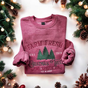 Farm Fresh Christmas Trees Crewneck