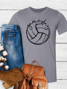 Volleyball Game Day Graphic Tee