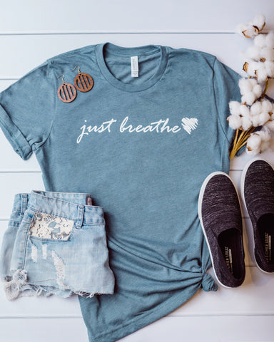 Just Breathe Graphic Tee