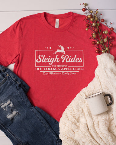 Christmas Sleigh Rides Graphic Tee