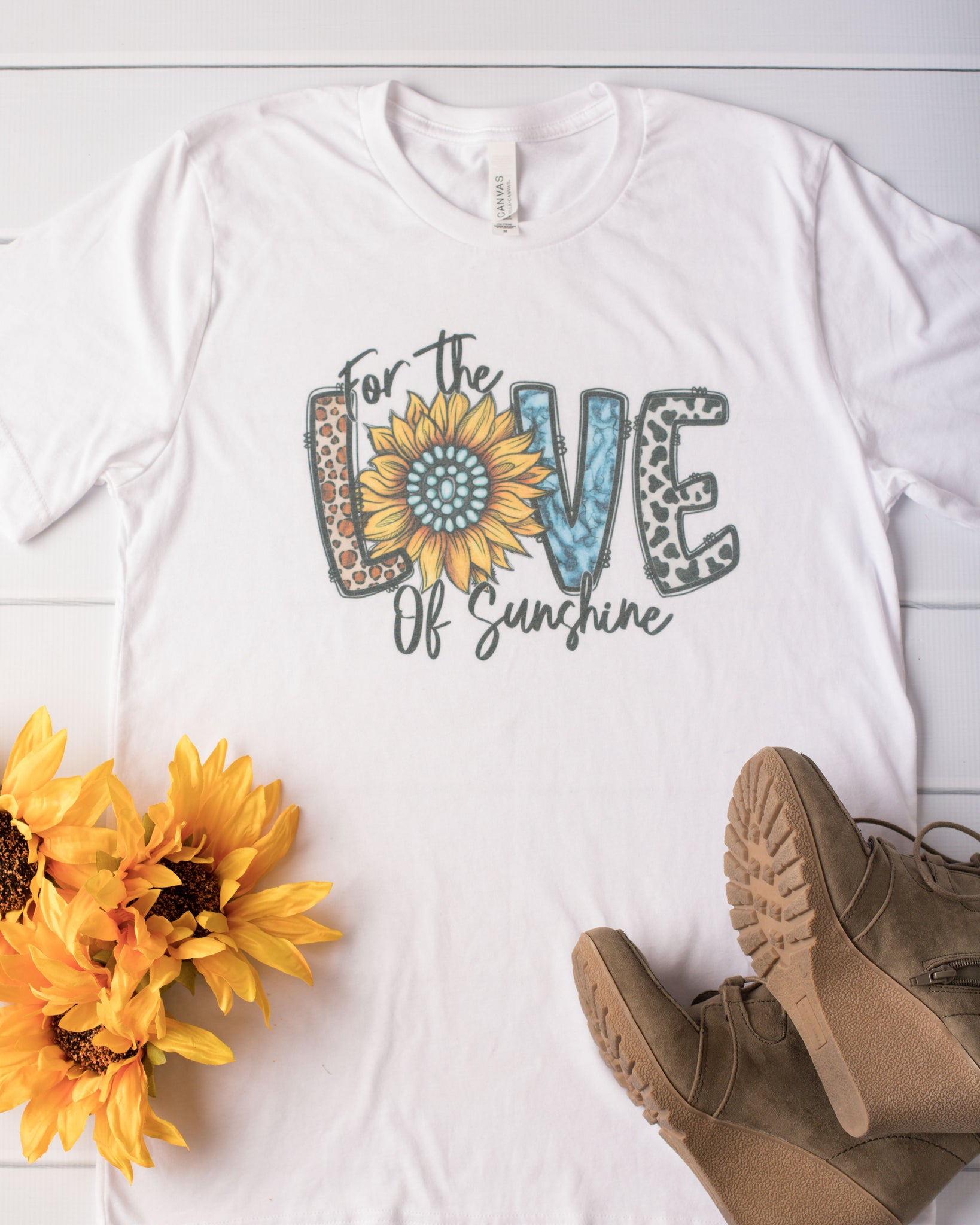 Sublimated For the Love of Sunshine Graphic Tee