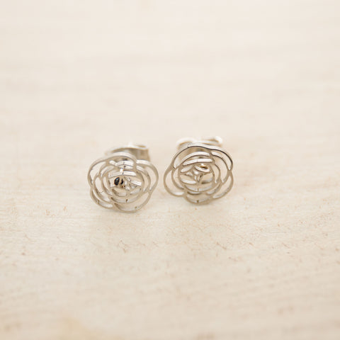 ROSE STUD EARRINGS