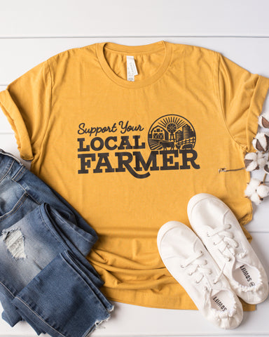 Support Your Local Farmer Graphic Tee